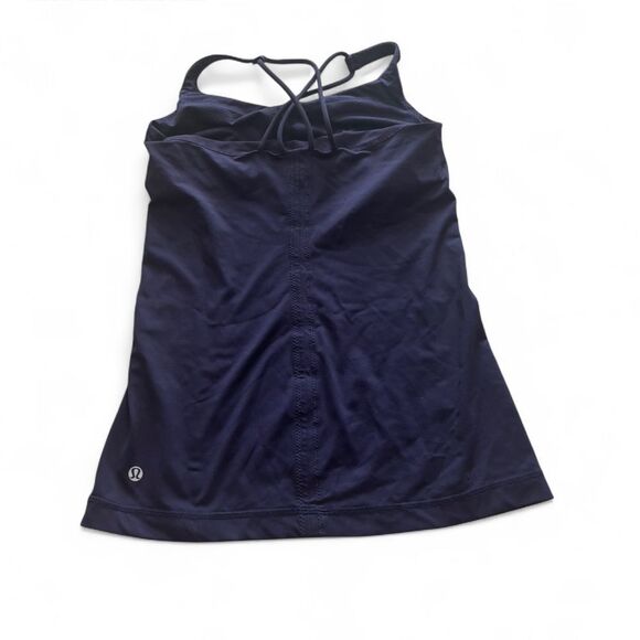 Lululemon Free to Be Tank Rare Black Swan Color Size 6 - Picture 4 of 9
